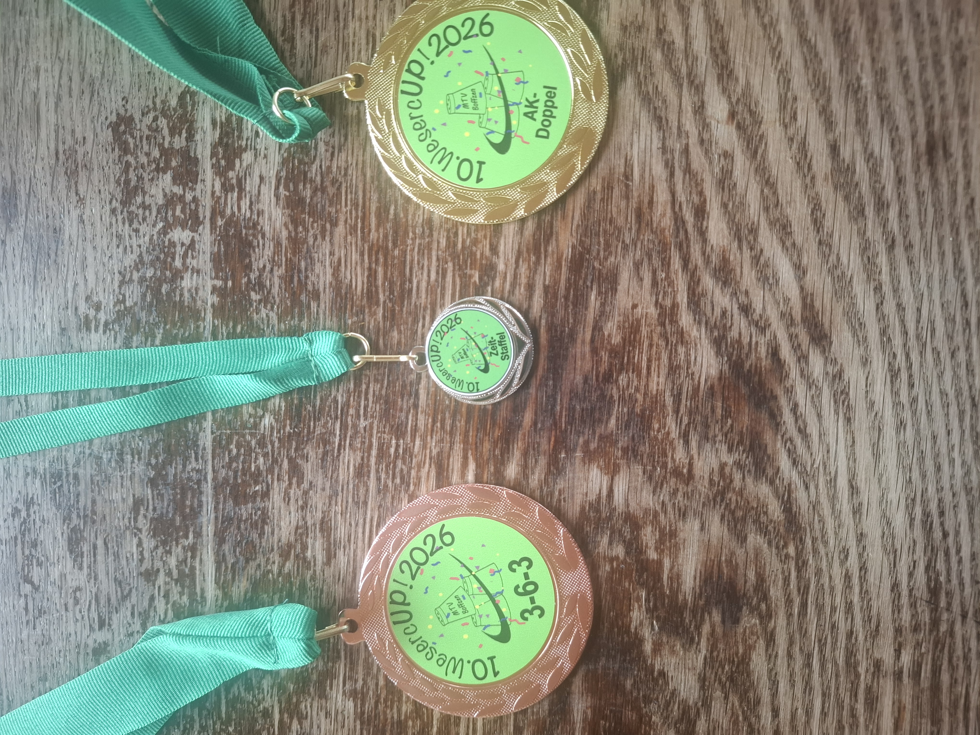 Medaillen Weseer Cup